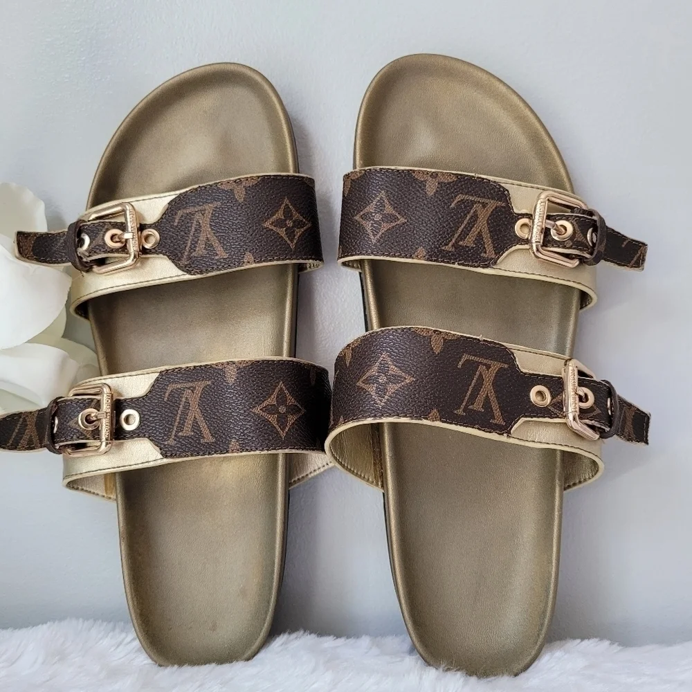 LOUIS VUITTON Bom Dia Flat Mule